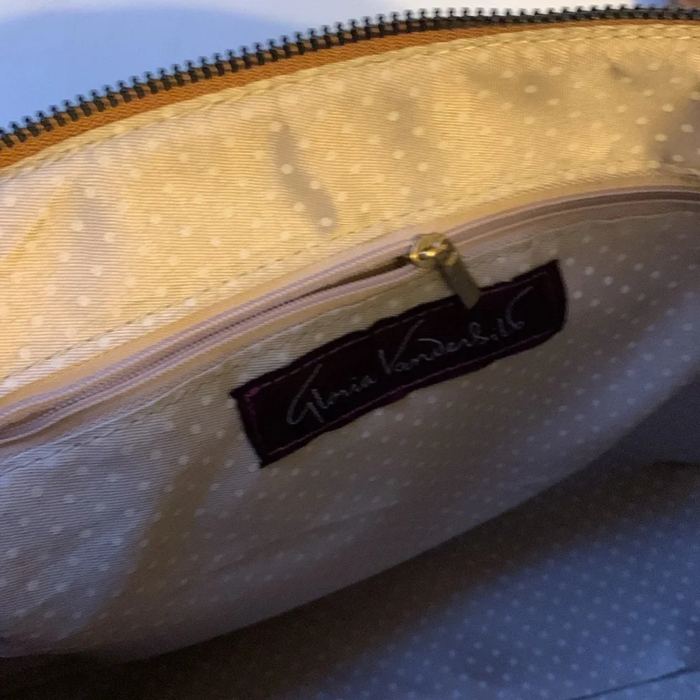 Gloria Vanderbilt Tan Dome Satchel